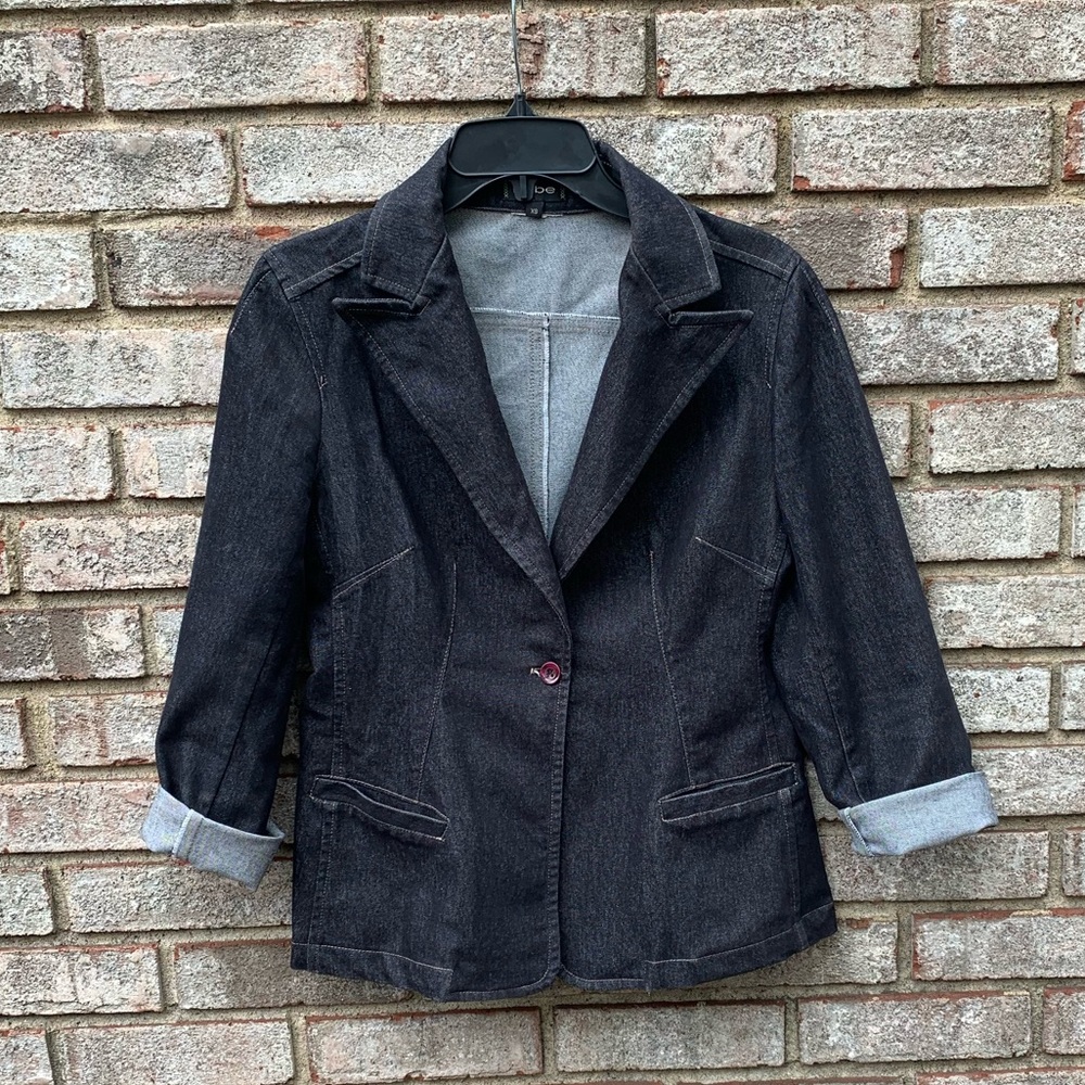 bebe Denim Blazer - Like New